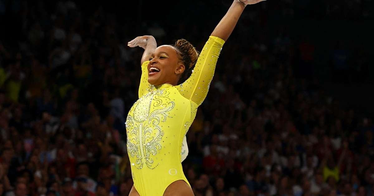 Jogos de Paris: Rebeca Andrade faz história e conquista 2ª prata no individual geral da ginástica artística